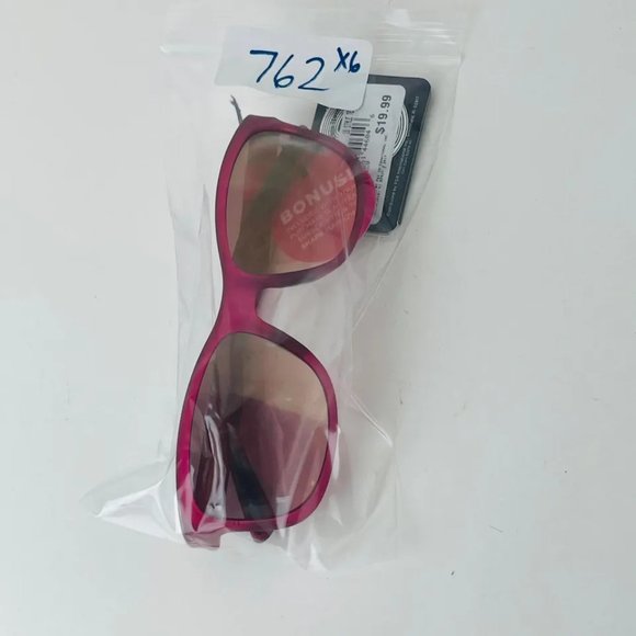 SG00762 Shape AFH 16 MCV Sunglasses 100% UVA/UVB lens Protect, Pink Frame Women - Picture 7 of 7